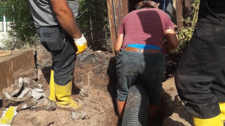KANALİZASYON HATLARI ONARIM ÇALIŞMALARI BAŞLADI
